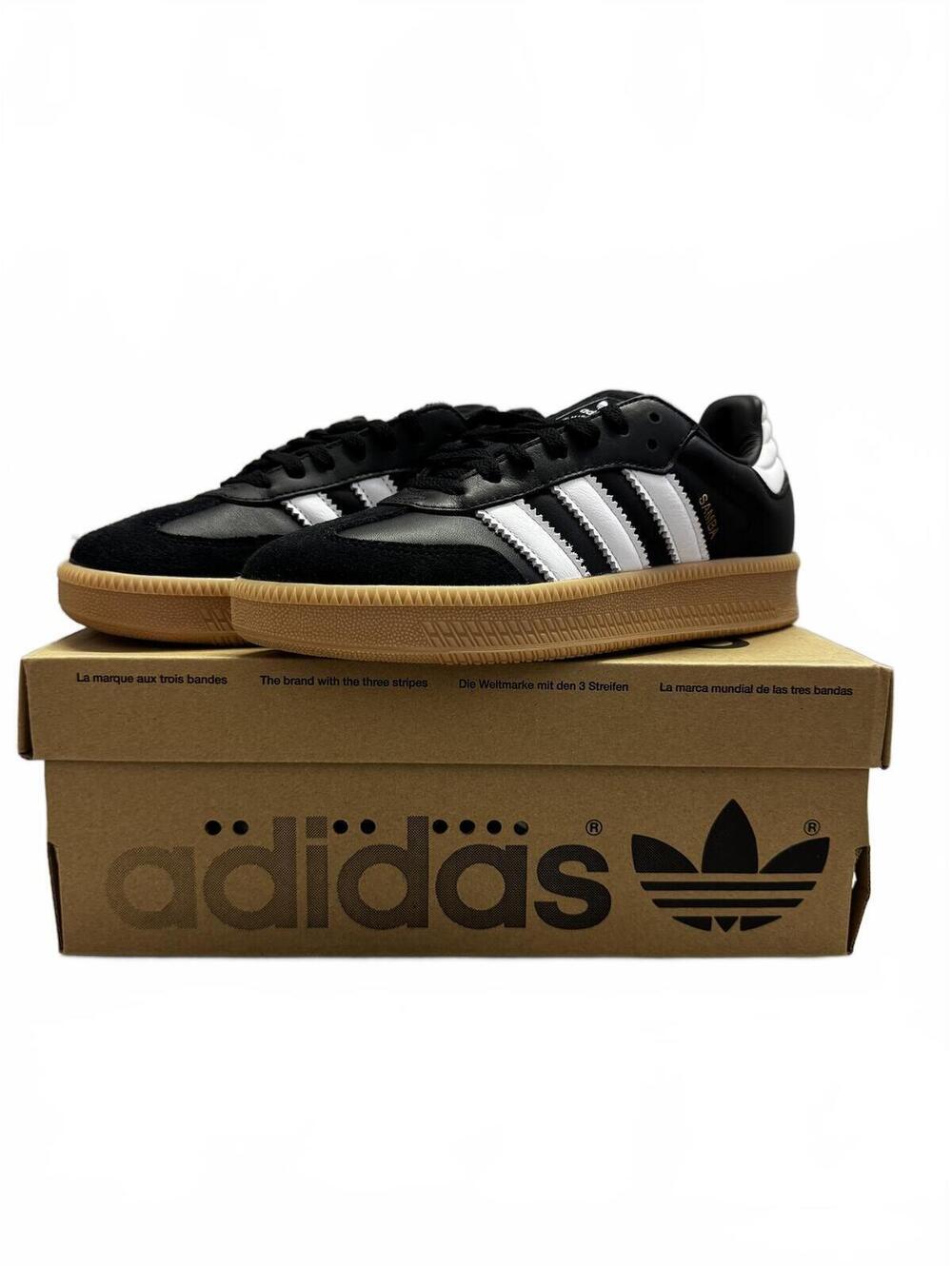 Adidas Samba XLG Black White Gum Sneakers Size US 8M/9W